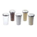 American Metalcraft 3317 Spice Shaker w/ 12 oz Capacity & Top, Plastic/Stainless, SAN Plastic, Clear