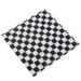 American Metalcraft PPCH1B 12" Square Checkerboard Fry Paper, Black, 12" x 12", Compostable