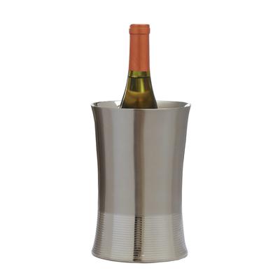 American Metalcraft SDWW5 8 1/4" Double Walled Wine Cooler - Stainless Steel, Brushed Finish, Silver