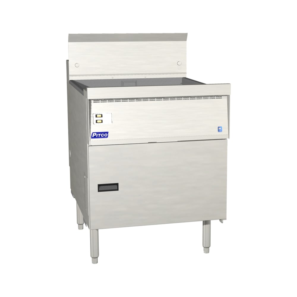 Pitco FBG18 LP Commercial Gas Fryer - 65 lb Vat, Floor Model, Liquid Propane, 42-65 lb. Capacity, Stainless Steel, Gas Type: LP