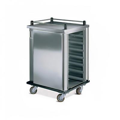 Dinex DXPPSCPT16 16 Tray Ambient Meal Delivery Cart, Stainless Steel