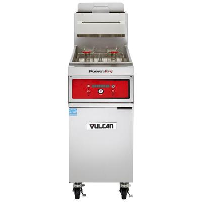 Vulcan 1TR45DF LP Commercial Gas Fryer - 50 lb Vat, Floor Model, Liquid Propane, Stainless Steel, Gas Type: LP