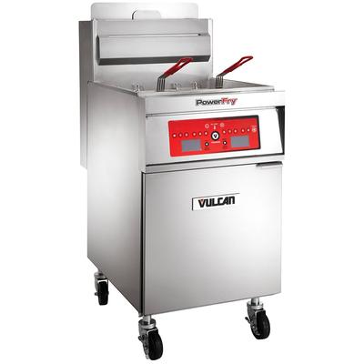 Vulcan 1TR65CF Commercial Gas Fryer - (1) 70 lb Vat, Floor Model, Natural Gas, Filtration System, Stainless Steel, Gas Type: NG