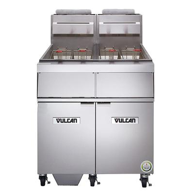 Vulcan 3GR65MF Commercial Gas Fryer - (3) 70 lb Va...