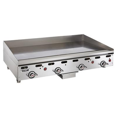 Vulcan 948RX-30 LP 48" Gas Commercial Griddle w/ Thermostatic Controls - 1" Steel Plate, Liquid Propane, 108,000 BTU, Stainless Steel, Gas Type: LP