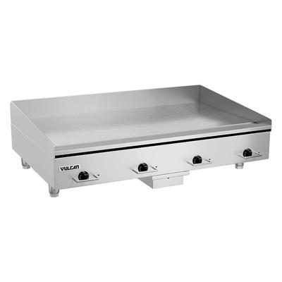 Vulcan HEG48E 240/3 48" Electric Commercial Griddle w/ Thermostatic Controls - 1/2" Steel Plate, 240v/3ph, 240 V, Stainless Steel