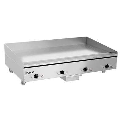 Vulcan RRE48E 240/1 48" Electric Commercial Griddle w/ Thermostatic Controls - 3/4" Steel Plate, 240v/1ph, 240 V, Stainless Steel