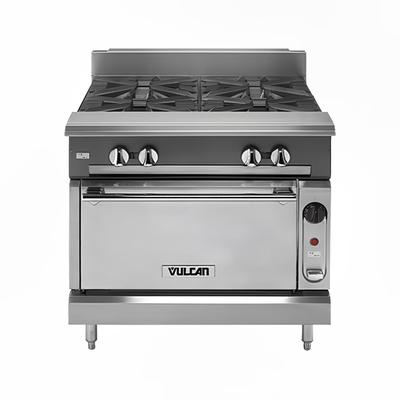 Vulcan V336HS LP 36" Commercial Gas Range w/ 3 Hot Tops & Standard Oven, Liquid Propane, Stainless Steel, Gas Type: LP