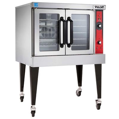 Vulcan VC6GC NG Single Full Size Natural Gas Commercial Convection Oven - 50,000 BTU, Single Deck, Stainless Steel, Gas Type: NG