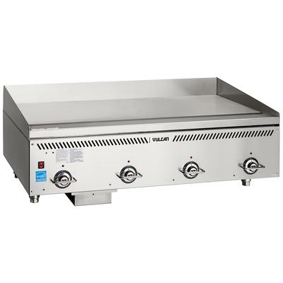 Vulcan VCCG48-IS NG 48" Gas Commercial Griddle w/ Thermostatic Controls - 1" Steel Plate, Natural Gas, Stainless Steel, Gas Type: NG