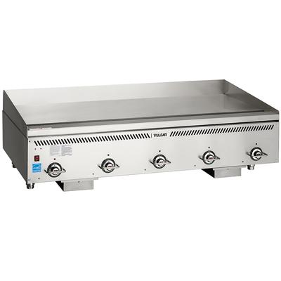 Vulcan VCCG60-AS LP 60" Gas Commercial Griddle w/ Thermostatic Controls - 1" Steel Plate, Liquid Propane, LP Gas, Stainless Steel, Gas Type: LP