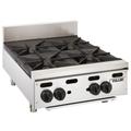 Vulcan VHP424 Achiever 24" Gas Hotplate w/ (4) Burners & Infinite Controls, Natural Gas, Stainless Steel, Gas Type: NG