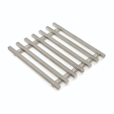 Rosseto SM179 8 1/2" Square Grill - Track-Style, Stainless Steel