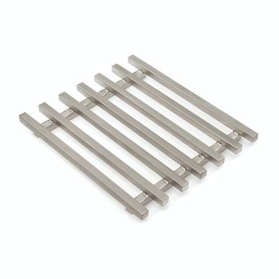 Rosseto SM179 8 1/2" Square Grill - Track-Style, Stainless, Stainless Steel