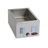 Eagle Group 1220FWE-120 RedHots Countertop Food Warmer - Wet or Dry w/ (1) Full Size Pan Well, 120v, 120 V, Stainless Steel