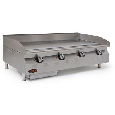 Eagle Group CLEGD-48-240 48" Electric Commercial Griddle w/ Thermostatic Controls - 3/4" Steel Plate, 240v/1ph, Stainless Steel