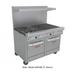 Southbend 4481EE-2TL Ultimate 48" 4 Burner Commercial Gas Range w/ Griddle & (2) Space Saver Ovens, Liquid Propane, Stainless Steel, Gas Type: LP