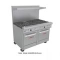 Southbend 448EE-4G Ultimate 48" Commercial Gas Range w/ Griddle & (2) Space Saver Ovens, Natural Gas, Stainless Steel, Gas Type: NG