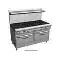 Southbend 4602AA-3CL 60" 4 Burner Commercial Gas Range w/ Charbroiler & (2) Convection Ovens, Natural Gas, Stainless Steel, Gas Type: NG, 115 V