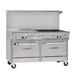 Southbend 4605DD-2GR 60" 5 Burner Commercial Gas Range w/ Griddle & (2) Standard Ovens, Natural Gas, Stainless Steel, Gas Type: NG