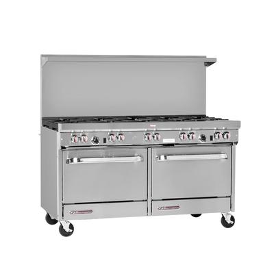 Southbend S60AD-4TL NG 60" 2 Burner Commercial Gas Range w/ Griddle & 1 Standard & 1 Convection Oven, Natural Gas, Stainless Steel, Gas Type: NG, 115 V