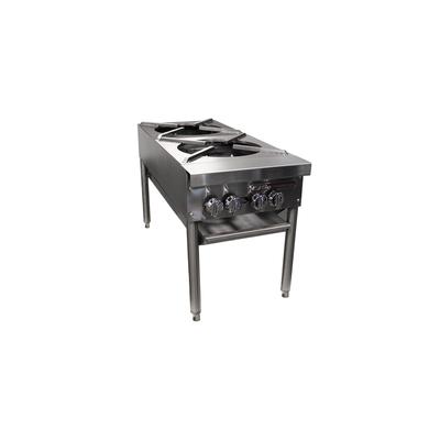 Southbend SPR-2J-FB NG 2 Burner Stock Pot Range, Natural Gas, Stainless Steel, Gas Type: NG