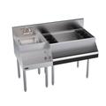 Krowne KR24-W48R-10 Royal Series 48" Royal 1800 Series Cocktail Station w/ 92 lb Ice Bin, Stainless Steel