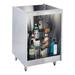 Krowne KR-L18 18" 4 Step Backbar Liquor Display, 24" D, Silver