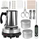 Gemos Candle Making Kit with 500W Electronic Stove DIY Candle Making Supplies Tools Set for