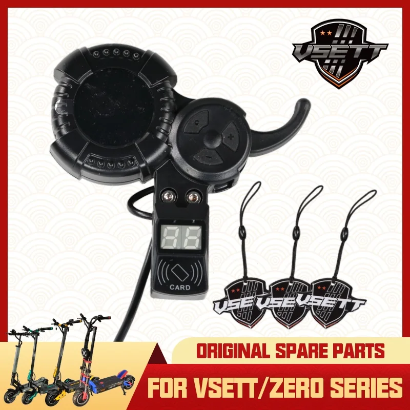 VSETT Acceleratore e Scheda NFC per VSETT 8 8+ 9 9+ 10+ 11+ ZERO 8 9 10 8X 10X Z8PRO Scooter Elettrico Display Trigger LED Acceleratore