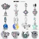 2024 Original New in Romantic Retro Classic Series Lotus Charm Beads Fits Pandora Bracelet Women 925