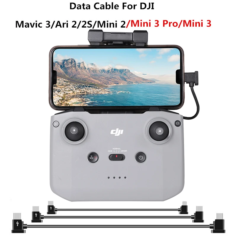 Cavo dati RC-N1 Telecomando per telefono Tablet Connettore Micro USB TypeC IOS Estendi per DJI Mavic MINI/SE/Pro/Air/Mavic 2