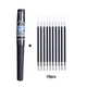 1+10 pcs Pocket Pen Short Mini Gel Pen Portable Short Pen Portable Small Quick-drying Signature Pen