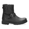 Winterstiefelette PANAMA JACK "Faust", Herren, Gr. 42, schwarz, Nappaleder, klassisch, Schuhe, mit Logoprägung an der Ferse