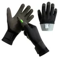 Verstellbare schwarze stichs ichere Handschuhe 3/4/5mm Tauch schutz handschuhe für die rutsch feste