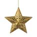 5.75" Gold Filigree Star Christmas Ornament