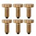 GYZEE Set Of 6 Pcs Electric Guitar Tremolo Bridge Fine Tuning Screws For Floyd Rose(Gold)