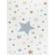 Tapis Enfant Lavable en Machine Étoiles Multicolore/Bleu 160x213