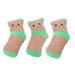 3Pcs Dog Squeaky Sock Plush Sock Toy Pet Self-diversion Plaything Bite-Resistant Toy