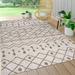 JONATHAN Y JONATHAN Y Tokay Tribal Bohemian Indoor/Outdoor Area Rug 3 X 5 - Beige/Brown