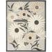 Nourison Aloha 3 x 4 Beige Fabric Contemporary Area Rug (3 x 4 )