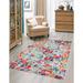 Unique Loom Chromatic Champagne Area Rug 6 1 x 9 0 Rectangular Multi