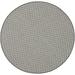 Nourison Courtyard Indoor/Outdoor Ivory/Charcoal 4 x Round Area Rug (4 Round)