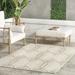 nuLOOM Letitia Raised Diamond Indoor/Outdoor Area Rug 8 x 10 Ivory