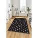 LaModaHome Area Rug Non-Slip - Yellow Geometric Soft Machine Washable Bedroom Rugs Indoor Outdoor Bathroom Mat Kids Child Stain Resistant Living Room Kitchen Carpet 2.7 x 6.6 ft (10)