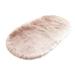 Matoen Soft Fluffy Bedroom Rugs Kids Room Mat Modern Area Rugs Oval Rugs for Bedroom Living Room Non Slip Home Decor 15.7 x23.6