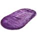 Christmas Gifts Clearance! SHENGXINY Rugs For Living Room Clearance Soft Rug Chair Cover Artificial Sheepskin Wool Warm Hairy Carpet Seat Mats Rug Purple