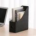 (Black) Office Document File Storage Box Folding Desktop Books Storage Office Supplies