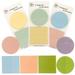 6 Sets of Portable Memo Pads Sticky Tabs Decorative Memo Pads Self-adhesive Memo Stickers