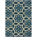 Style Haven Grecian Inspiration Ivory/Blue Indoor-Outdoor Rug (1 9 X 3 9)